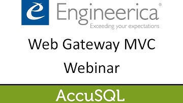 Web Gateway MVC Webinar