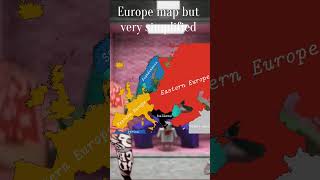 Europe Map But Very Simplified