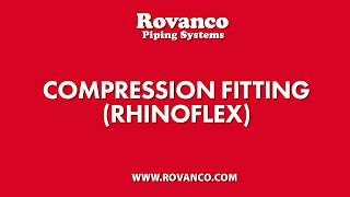 Rovanco Compression Fitting Rhinoflex