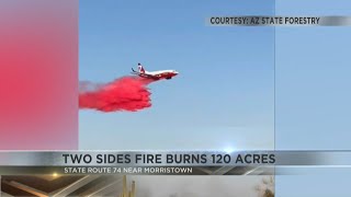 SR 74 in Maricopa County almost completely back open