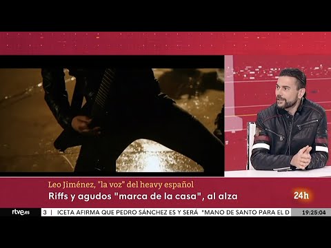 Leo Jiménez en las Noticias 24h - TVE