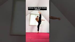 Johnny Cage Kick Combo Tutorial #shorts #martialarts #mortalkombat