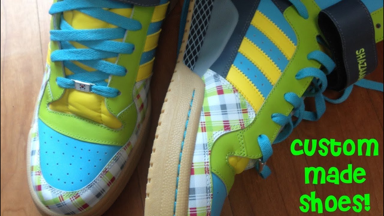custom korea shoes Custom YouTube Addidas in  Korea  Shoes Made