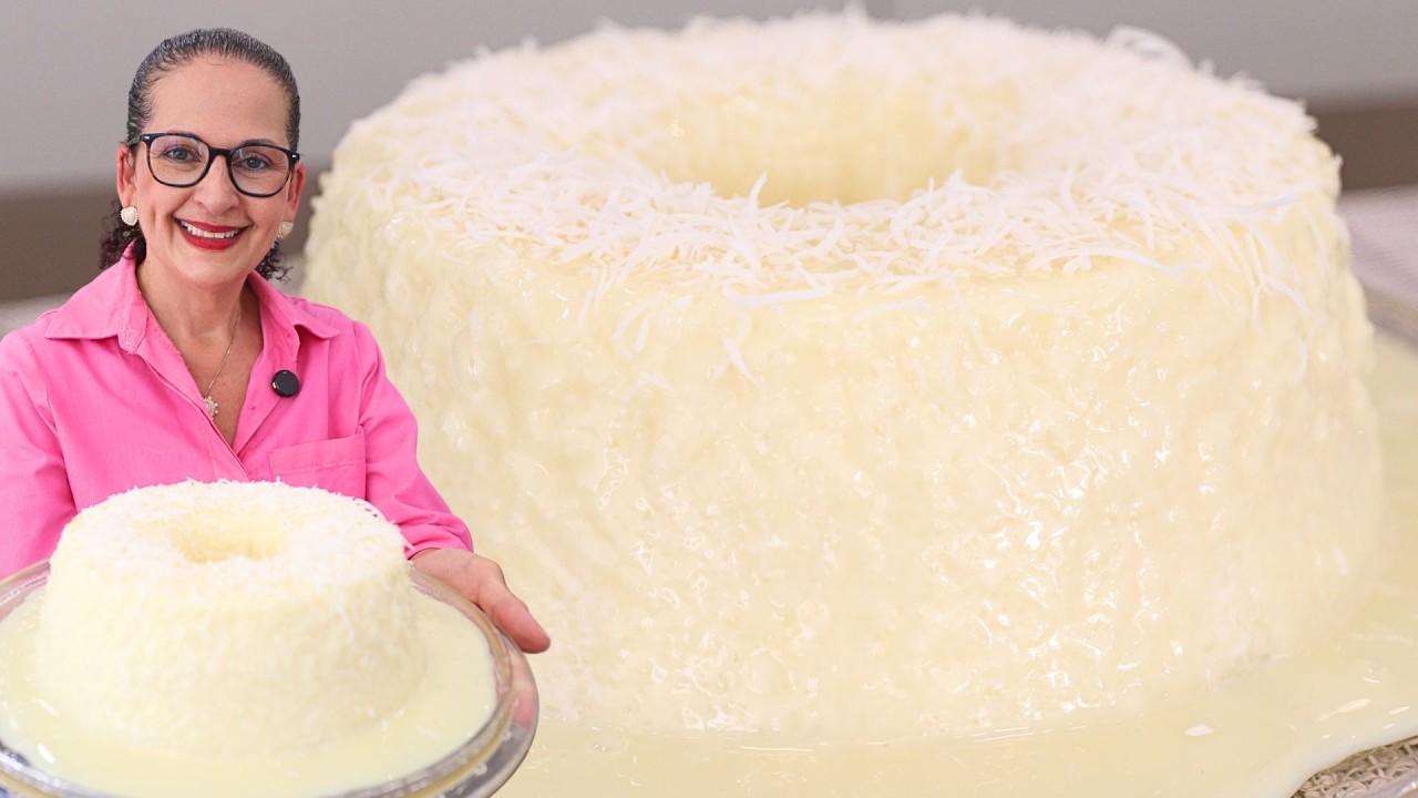 BOLO DE TAPIOCA GRANULADA DA ISAMARA! SEM FORNO- SEM OVOS - CREMOSO - DELICIOSO! - Isamara Amâncio