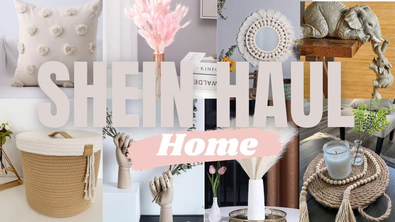 HAUL HOGAR SHEIN 🏡 ¡50 productos! ✨🙊 (Decoración, sabanas, alfombras y  mucho mas) ☺️ 