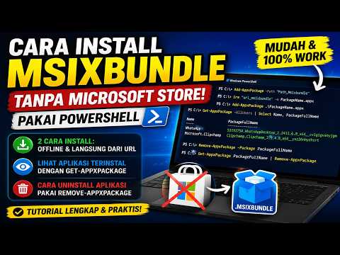 How to Install Msixbundle on Windows Without Microsoft Store Using PowerShell