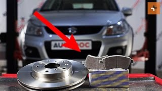 Cum schimb Set plăcuțe de frână, frână cu disc SUZUKI SX4 (EY, GY) - tutoriale video