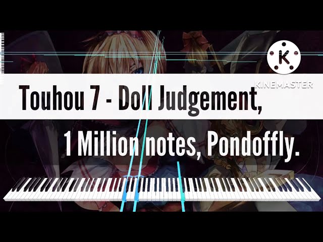 [Black Midi] Touhou 7 - Doll Judgement, 1 Million notes, Pondoffly. class=