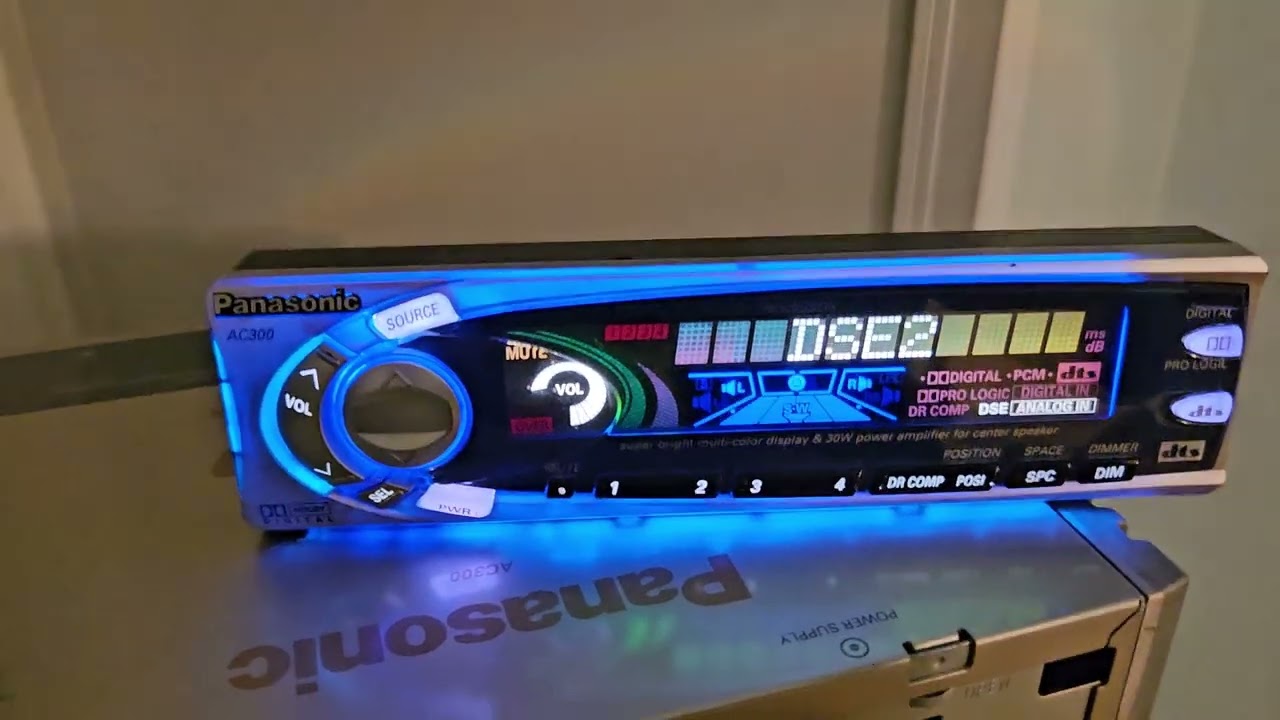 ☆当時物 Panasonic AC300 サラウンド DSP イコライザー Panasonic AC-300 digital surround processor (for sale) - YouTube