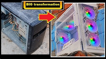 Restoration Abandoned old computer Incredible  Casemod  8k / невероятная реставрация старого ПК