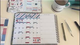 🌸 July Plan With Me | Laurel Denise Large Nancy Planner | Monthly Setup + ADHD-Friendly Planning 🌸