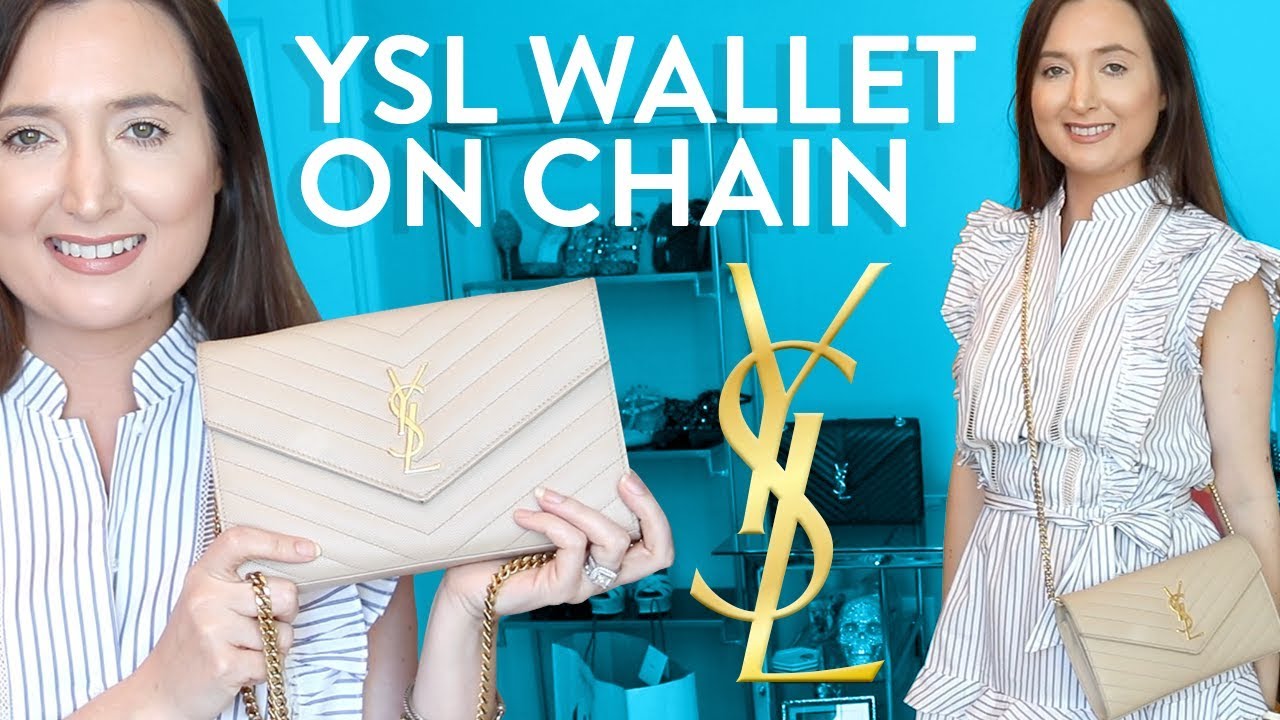 saint laurent wallet on chain