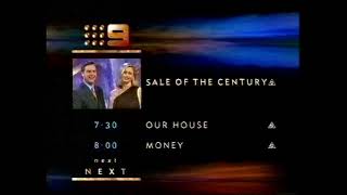 Nine - Program line-up (3 September 1997)