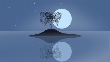 Inkscape Tutorial - Flat Night BG 5 - | MadFireOn |