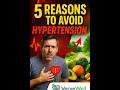 "Hypertension? Nope. Here’s Why!".  #YouTubeShorts#HealthShorts#WellnessShorts