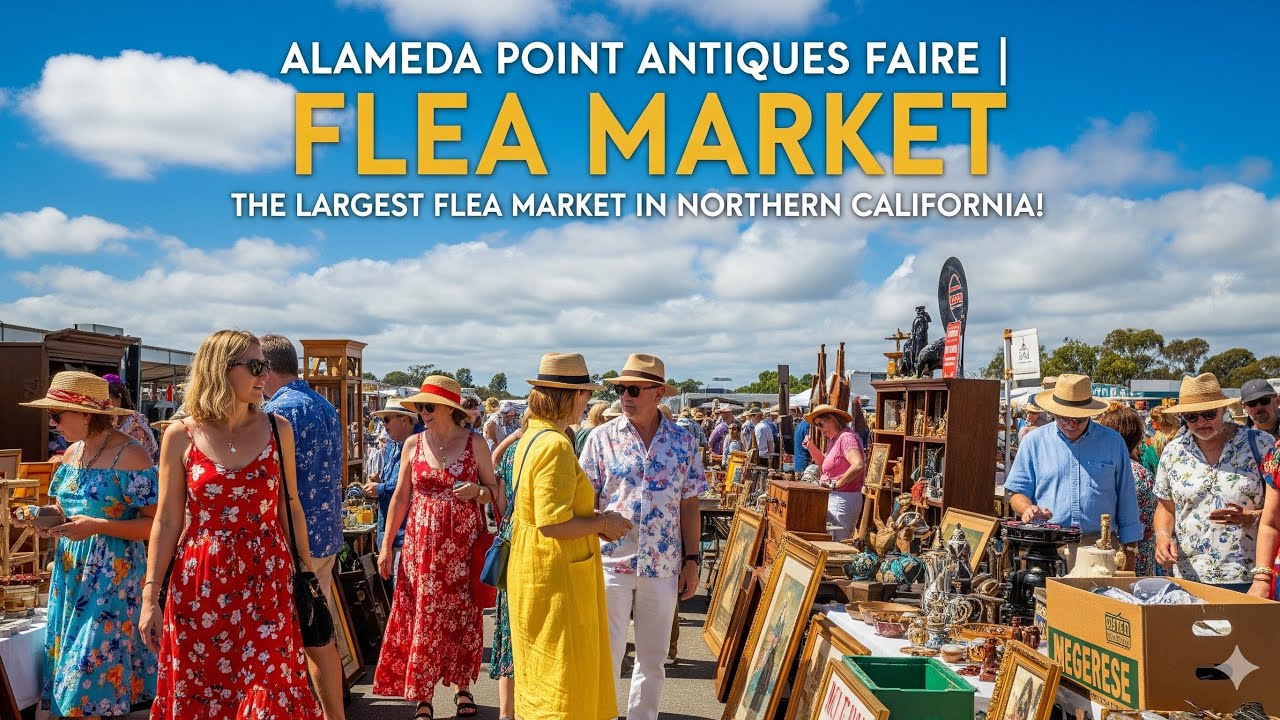 Alameda Point Antiques Faire|The Largest Flea Market in Northern California! #fleamarket #california