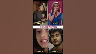 Vaaste Cover By Yohani, Dhvani B,Dhyeya J Patil, Imdad Hossain #viral #trending #shortsvideo