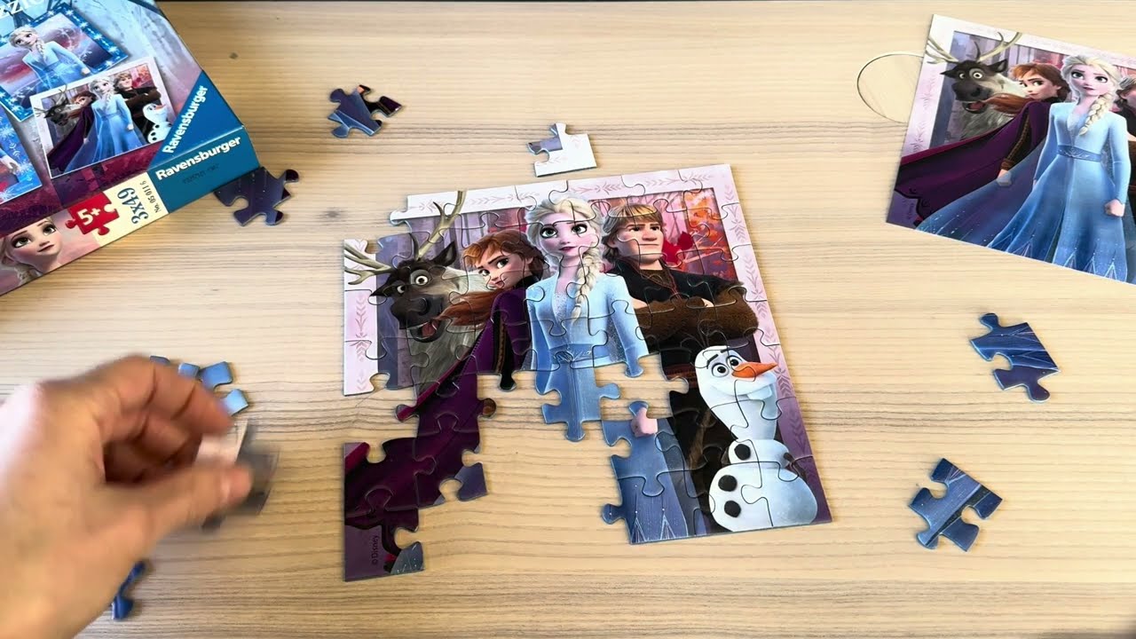 Frozen II - Ravensburger Puzzle - Elsa, Anna, Olaf, Kristoff & Sven ...
