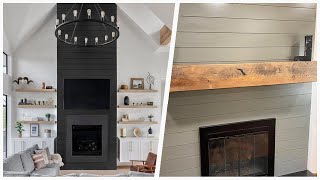 75 Shiplap Wall Living Space With A Shiplap Fireplace Design Ideas You'll Love 🏡