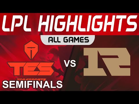 TES vs RNG Highlights ALL GAMES Semifinals LPL Spring Playoffs 2022 Top Esports vs Royal Never Give