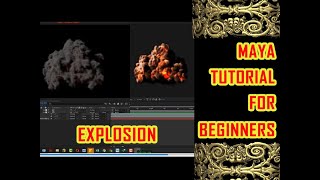 explosion comp in after effect | maya explosion tutorial| maya fx tutorial