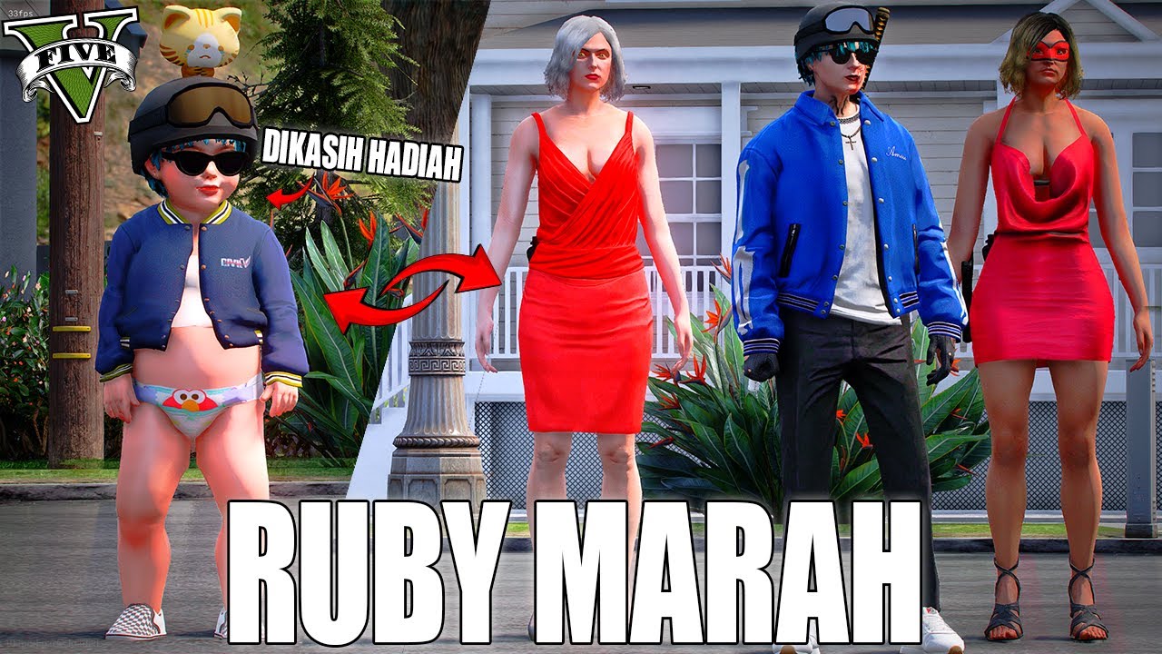 LUCU BANGET ! RUBY MARAH BESAR KE JOHAN KARNA JOHAN PUNYA CEWE BARU HAHAHA !! GTA 5 ROLEPLAY