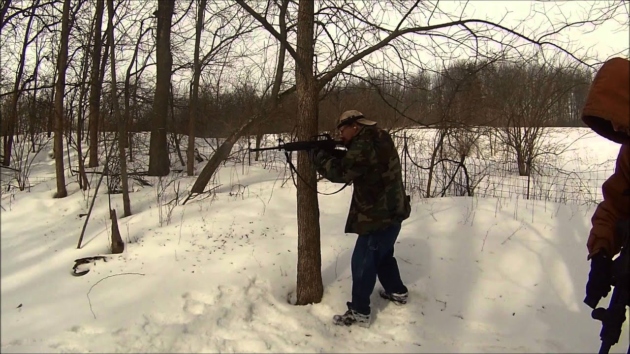 Shooting in the snow YouTube