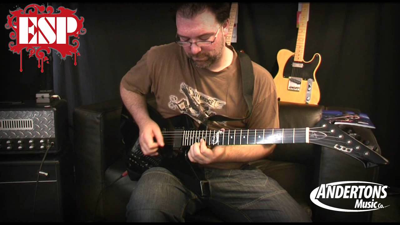 ESP LTD James Hetfield Snakebyte Demo - YouTube