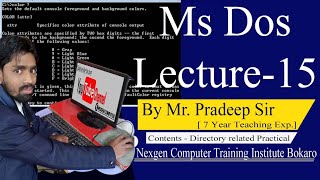 MS-DOS in Hindi | Directory-related commands, FC, Sort, Format, Attrib | MS-DOS Tutorial