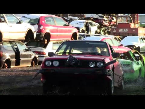 rollover 401k BMW E30 crash