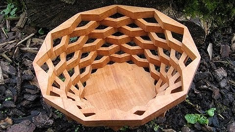 How to make a Bowl (basket) with the Scroll Saw