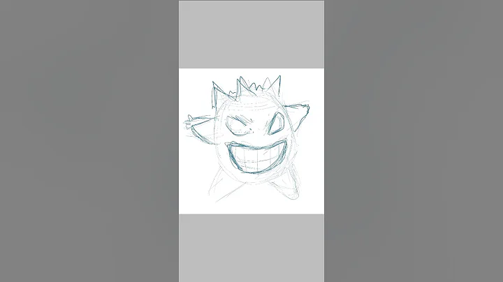 Quick draw Pokemon Gengar (with phone)