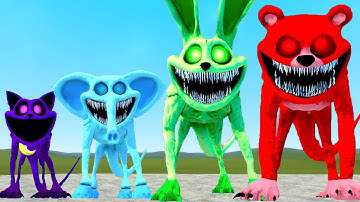 EVOLUTION OF ALL GODZILLA SMILING CRITTERS POPPY PLAYTIME CHAPTER 3 In Garry
