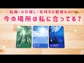 今の場所って私に合ってる🙄??動く?動かない?ご自宅でも職場でも。転職やお引越しのご参考に🌈✨今のお気持ちや現状の整理にも🌳