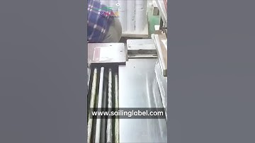 Thermal label production and packaging/www.sailinglabel.com #label #machine #labeled #factory
