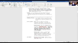Going over the course syllabus (BIO 2510 - Spring, 2022)