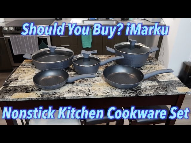 Should You Buy? iMarku Nonstick Kitchen Cookware Set 