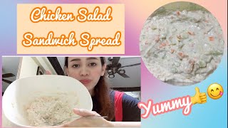 GUMAWA AKO NG PAMBAON - Chicken Salad Sandwich Spread ang sarappppp