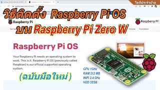 วิธีติดตั้ง Raspberry Pi OS ด้วย headless Raspberry Pi Imager และตั้งค่าใช้งานเบื้องต้นผ่าน SSH