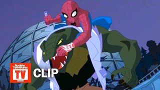 The Spectacular Spider-Man (2008) - Spider-Man vs. the Lizard Scene (S1E3)