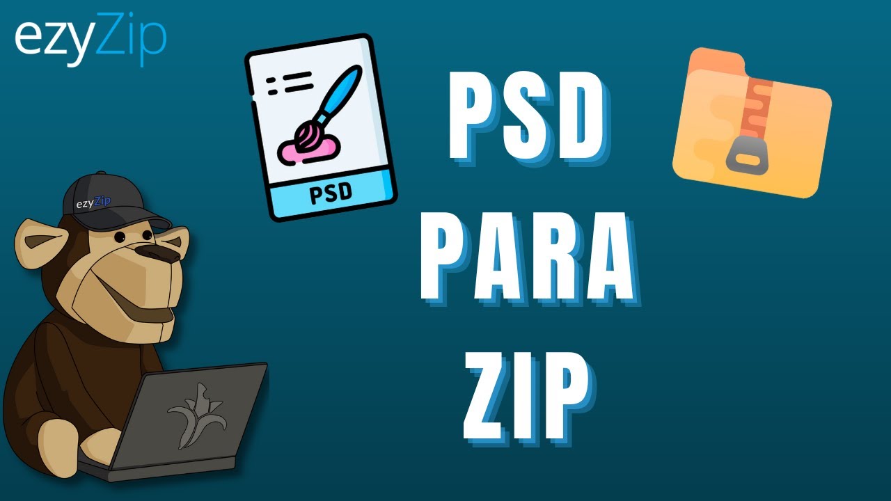 Como Converter PSD para ZIP Online (Guia Simples) - YouTube