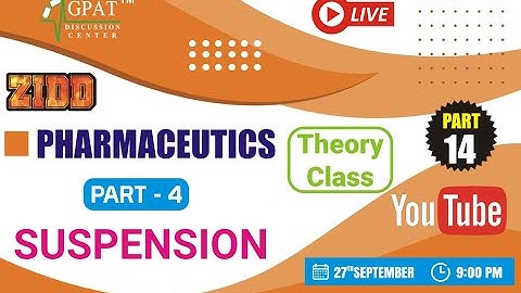 ZIDD SERIES PART-14 Biphasic Liquid Dosages form (Suspension) | Pharmaceutics part-4