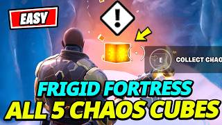 How to EASILY Find and Collect ALL CHAOS CUBES in Frigid Fortress - Fortnite