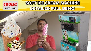 SOFT ICE CREAM MACHINE DETAILED DEMO. KNOW DETAILS FROM MIXING PREMIX TO CLEANING THE SOFTY MACHINE