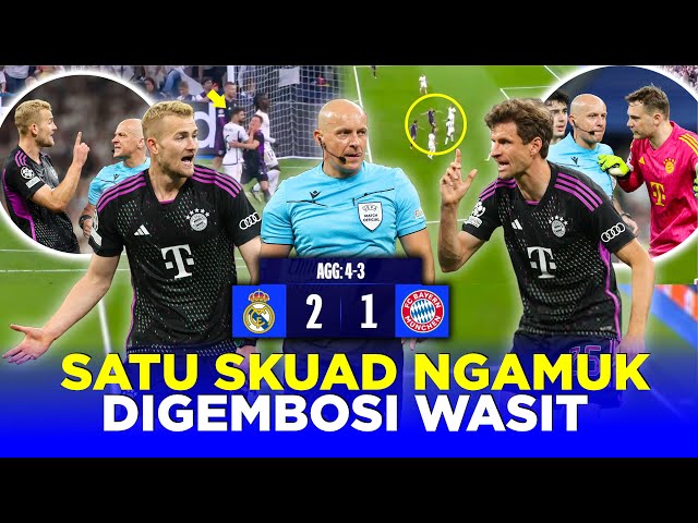 MOMEN KONTROVESI WASIT DIMENIT AKHIR SEMIFINAL UCL YANG BIKIN SATU SKUAD BAYERN MUNCHEN NGAMUK! class=