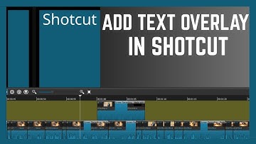 How To Add Text Overlay In Shotcut | Shotcut Tutorial