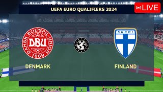 DENMARK VS FINLAND LIVE | UEFA EUROPEAN CHAMPIONSHIP QUALIFICATION | MATCH LIVE TODAY