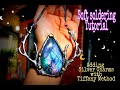 Soft Soldering Jewellery Tutorial, How to Add Silver charms With Tiffany Method , DIY Jewellery