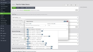 TD V2.1 Offer Edit/Call Flow/Call Back Behavior