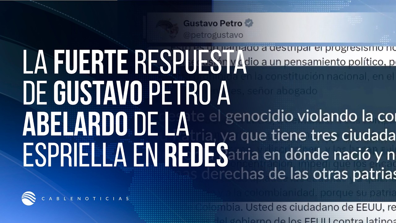 La Fuerte Respuesta de Gustavo Petro a Abelardo de la Espriella en ...